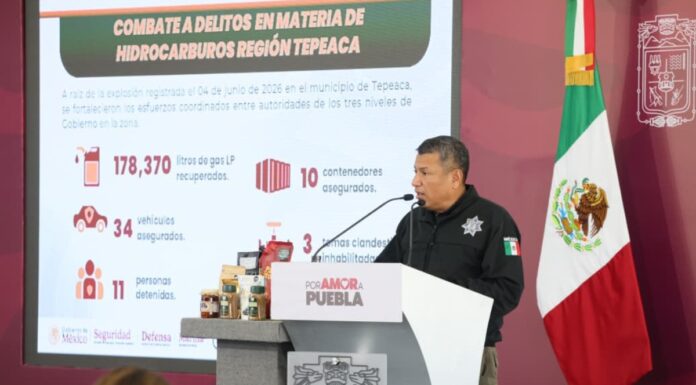Puebla fortalece combate a extorsión y delitos