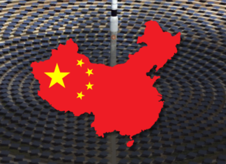 China instala la planta termosolar más alta del mundo