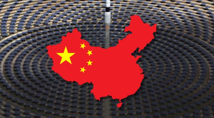 China instala la planta termosolar más alta del mundo