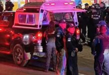 Detienen a cuatro presuntos asaltantes de tienda Coppel en la 11 Norte