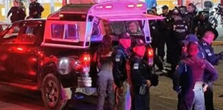 Detienen a cuatro presuntos asaltantes de tienda Coppel en la 11 Norte