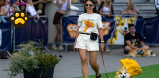 Corgis de nueve países compiten en peculiar carrera en Lituania