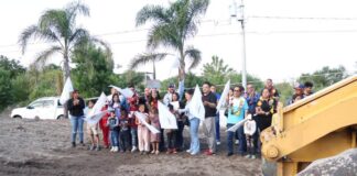 Ariadna Ayala inicia rehabilitación de Espacio Multideportivo en Coyula