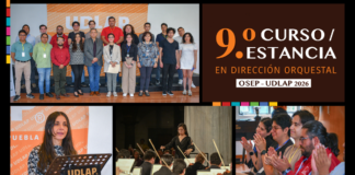 UDLAP y OSEP inician 9.° Curso/Estancia en Dirección Orquestal