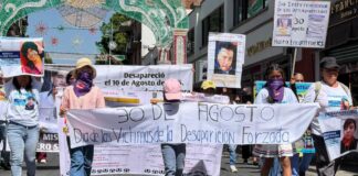 CEEAVI acompaña marcha por Día de Víctimas de Desapariciones Forzadas
