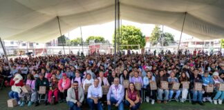 DIF Puebla entrega 14 mil despensas en San Jerónimo Caleras y Lomas de San Miguel