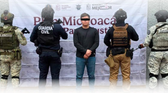 Cae “El Vikingo”, presunto extorsionador de aguacateros en Michoacán
