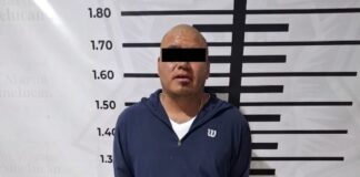 SSP Texmelucan detiene a hombre con 40 bolsas de presunta droga
