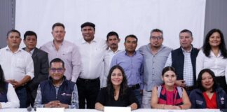 Lupita Cuautle se reúne con autoridades auxiliares de San Andrés Cholula