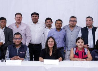 Lupita Cuautle se reúne con autoridades auxiliares de San Andrés Cholula