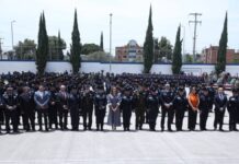 SSC Puebla entrega ascensos a 119 policías municipales