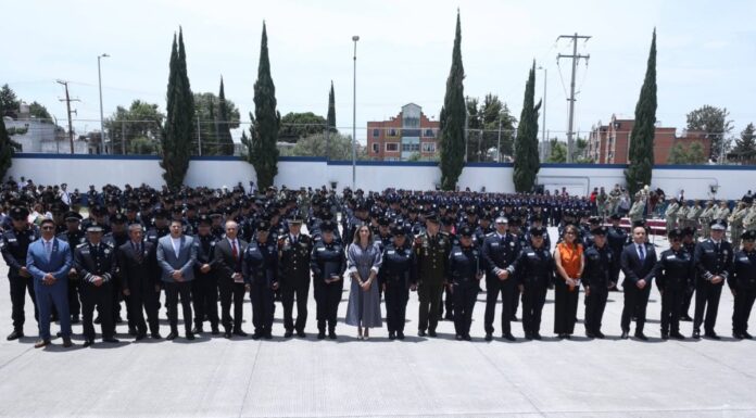 SSC Puebla entrega ascensos a 119 policías municipales