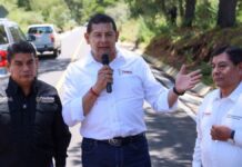 Gobierno estatal concluye camino San Nicolás de los Ranchos-Amecameca