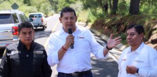 Gobierno estatal concluye camino San Nicolás de los Ranchos-Amecameca