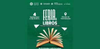Texmelucan invita a Feria de Libros el 4 de septiembre en el zócalo