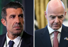 Luis Figo exige la salida de Gianni Infantino de la FIFA