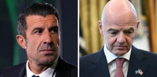 Luis Figo exige la salida de Gianni Infantino de la FIFA