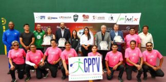 Tonantzin Fernández inaugura Copa Panamericana Infantil-Juvenil de Frontón