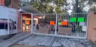 Trabajadores de limpieza protestan en el INAOE por adeudos