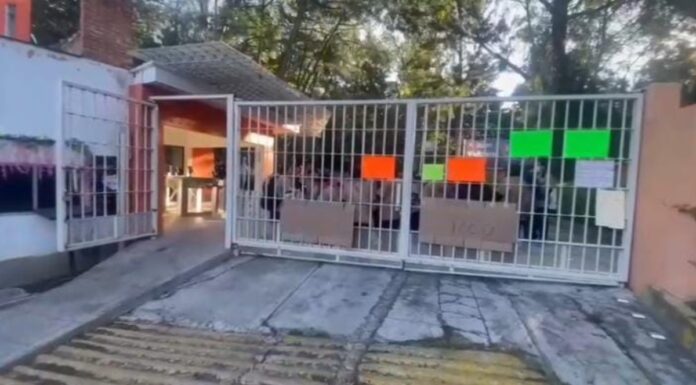 Trabajadores de limpieza protestan en el INAOE por adeudos
