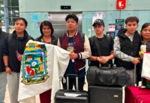 Regresan a Huejotzingo cuatro estudiantes tras terremoto en Colombia