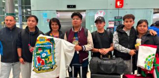 Regresan a Huejotzingo cuatro estudiantes tras terremoto en Colombia