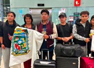 Regresan a Huejotzingo cuatro estudiantes tras terremoto en Colombia