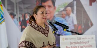 Laura Artemisa entrega 464 mp de Obra Comunitaria para rehabilitaciones de CAIC