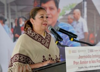 Laura Artemisa entrega 464 mp de Obra Comunitaria para rehabilitaciones de CAIC