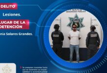 Detienen a hombre en Atlixco por lesiones dolosas tras riña