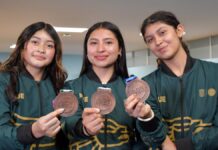 Alumnas de la BUAP obtienen medalla de bronce en tenis de mesa