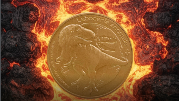 Moneda de Dinosaurio