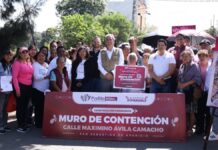 Pepe Chedraui arranca construcción de muro de contención en San Aparicio