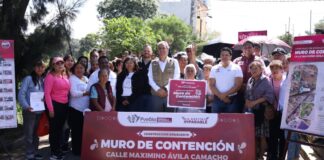 Pepe Chedraui arranca construcción de muro de contención en San Aparicio