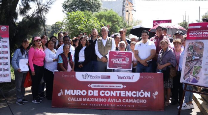 Pepe Chedraui arranca construcción de muro de contención en San Aparicio