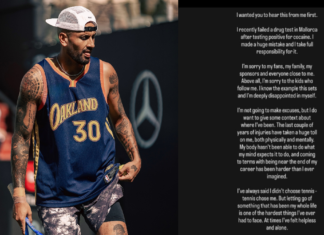 Suspenden al tenista Nick Kyrgios tras dar positivo por cocaína