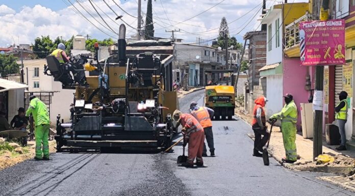 Atlixco invierte 48 mdp en rehabilitar caminos hacia juntas auxiliares