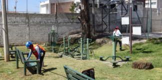 Rehabilitan Parque Infonavit Movimiento Obrero en Puebla