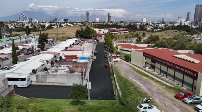 Concluye Gobierno estatal la pavimentación de calles Popocatépetl y Del Rey