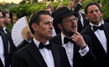 Peña Nieto reaparece en boda judía junto a empresario ligado a presunto sobornado de 25 mdd