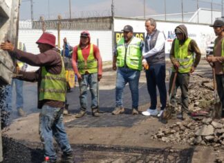Se han atendido 433 mil baches en Puebla capital