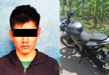 SSP detiene a hombre armado tras persecución en Texmelucan