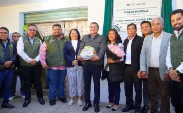 Juan Manuel Alonso inaugura pavimentación en San Baltazar Temaxcalac