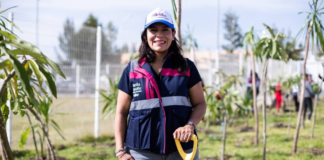 San Andrés Cholula reforesta Polideportivo de Cacalotepec