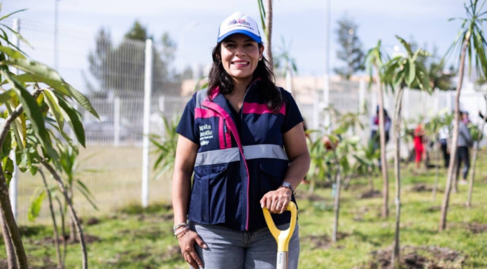 San Andrés Cholula reforesta Polideportivo de Cacalotepec