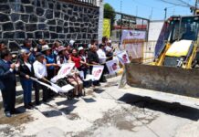San Pedro Cholula inicia rehabilitación de calle 25 Poniente