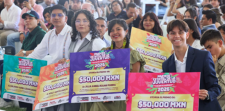 Puebla reconoce a ganadores del Premio de la Juventud 2026