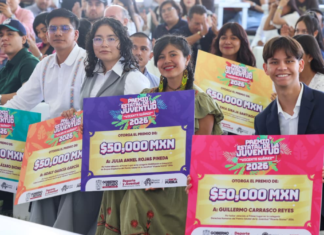 Puebla reconoce a ganadores del Premio de la Juventud 2026