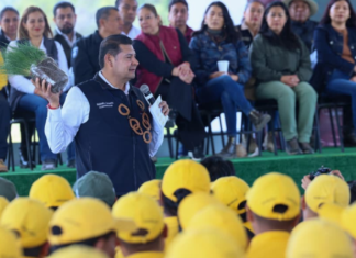 Realizan reforestación para recuperar la Cuenca del Alto Atoyac