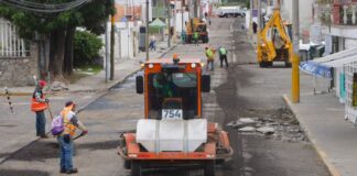 Infraestructura inicia rehabilitación de cuatro vialidades en Puebla
